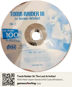Tomb Raider III: The Lost Artefact Computer, PAL disc