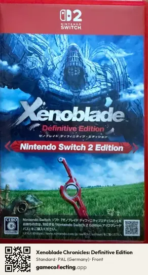 Xenoblade Chronicles: Definitive Edition Nintendo Switch 2, Germany box front