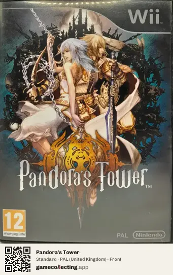 Pandora's Tower Nintendo Wii, United Kingdom box front