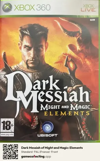 Dark Messiah of Might and Magic: Elements Xbox 360, France box front