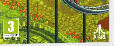 RollerCoaster Tycoon Classic, the PEGI square on its front