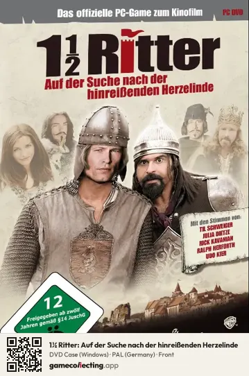 1½ Ritter: Auf der Suche nach der hinreißenden Herzelinde Computer, Germany box front