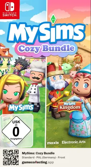 MySims: Cozy Bundle Nintendo Switch, Germany box front