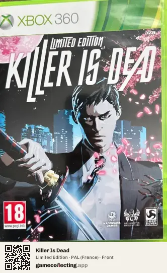 Killer Is Dead Xbox 360, France box front