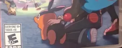Pokémon Legends: Z-A, the ESRB box on its front