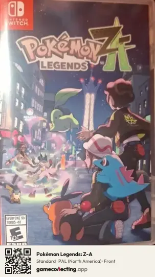 Pokémon Legends: Z-A Nintendo Switch, North America box front
