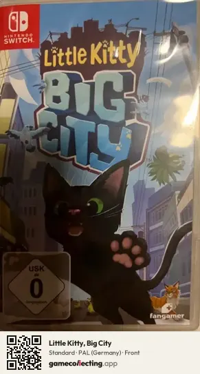 Little Kitty, Big City Nintendo Switch, Germany box front