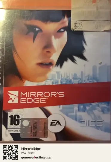 Mirror's Edge PlayStation 3, PAL box front