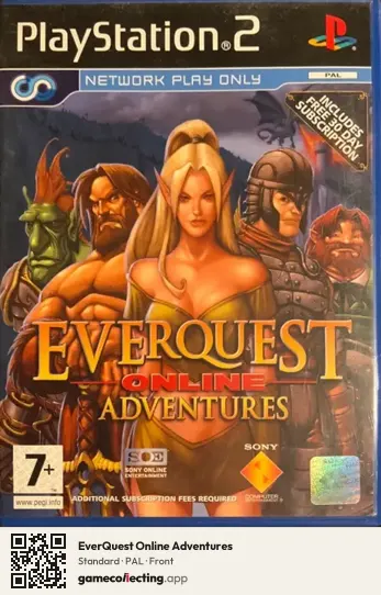 EverQuest Online Adventures PlayStation 2, PAL box front
