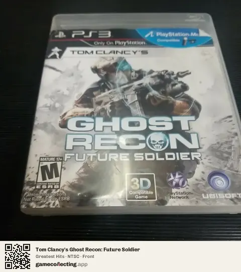 Tom Clancy's Ghost Recon: Future Soldier PlayStation 3, NTSC box front