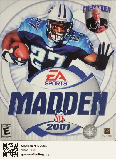 Madden NFL 2001 Computer, NTSC box front