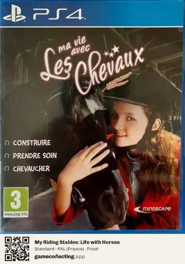 My Riding Stables: Life with Horses PlayStation 4, France box front