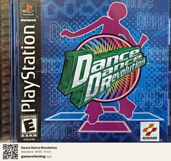 Dance Dance Revolution PlayStation, NTSC box front