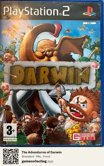 The Adventures of Darwin PlayStation 2, PAL box front