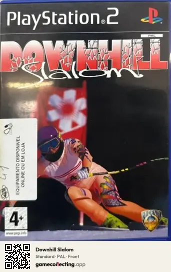 Downhill Slalom PlayStation 2, PAL box front