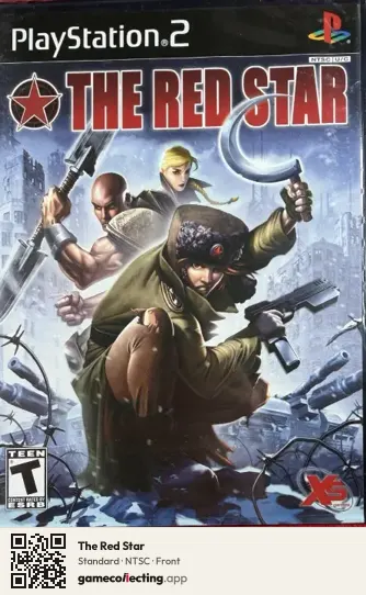 The Red Star PlayStation 2, NTSC box front