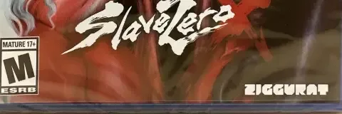 Slave Zero X, the ESRB box on its front