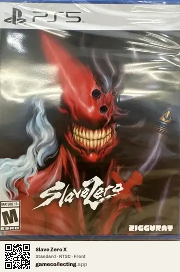 Slave Zero X PlayStation 5, NTSC box front