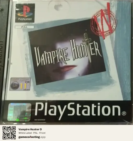 Vampire Hunter D PlayStation, PAL box front