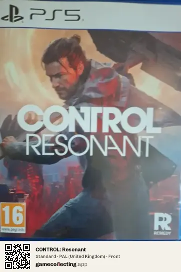 CONTROL: Resonant PlayStation 5, United Kingdom box front