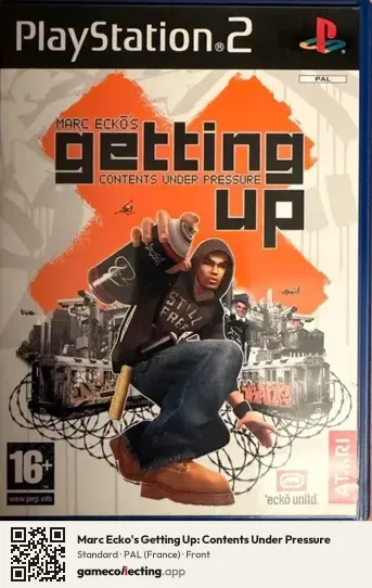 Marc Ecko's Getting Up: Contents Under Pressure PlayStation 2, France box front