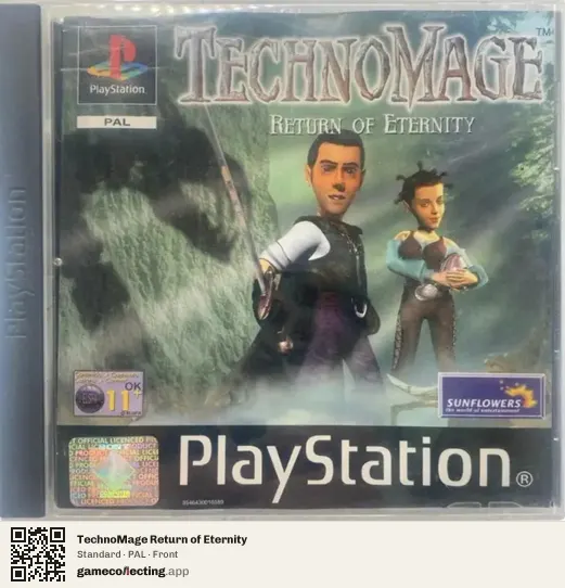 TechnoMage Return of Eternity PlayStation, PAL box front