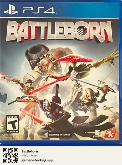 Battleborn PlayStation 4, NTSC box front