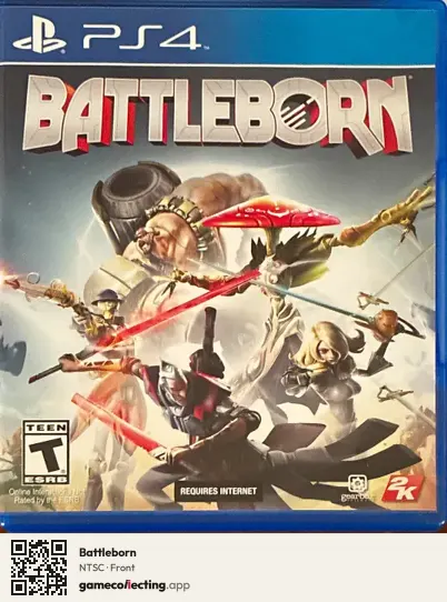 Battleborn PlayStation 4, NTSC box front