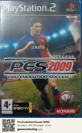 Pro Evolution Soccer 2009 PlayStation 2, Portugal box front