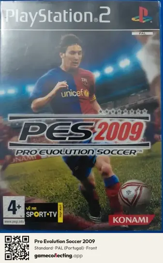 Pro Evolution Soccer 2009 PlayStation 2, Portugal box front