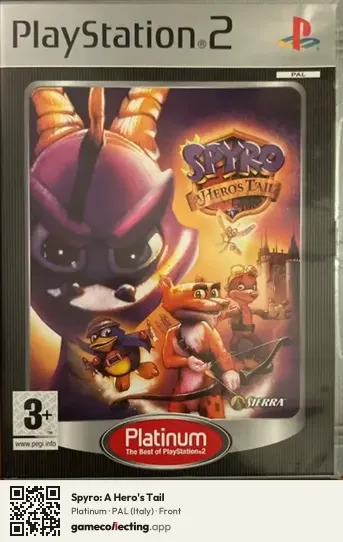 Spyro: A Hero's Tail PlayStation 2, Italy box front