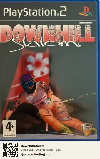 Downhill Slalom PlayStation 2, Portugal box front