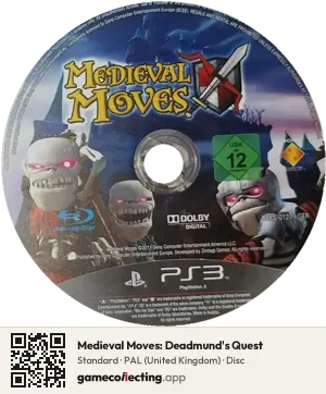 Medieval Moves: Deadmund's Quest PlayStation 3, PAL disc
