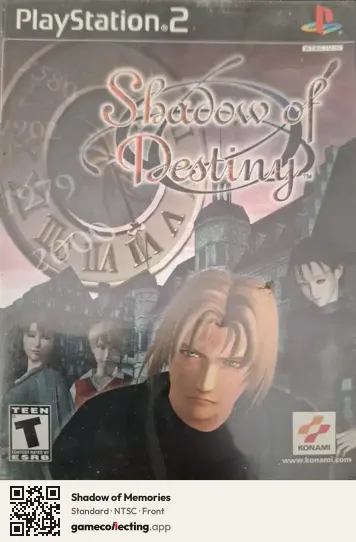 Shadow of Memories PlayStation 2, NTSC box front