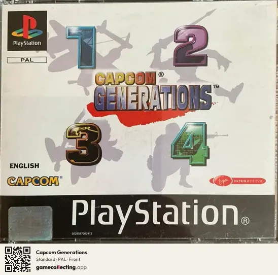 Capcom Generations PlayStation, PAL box front