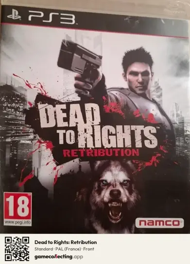 Dead to Rights: Retribution PlayStation 3, France box front