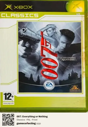 007: Everything or Nothing Xbox, PAL box front