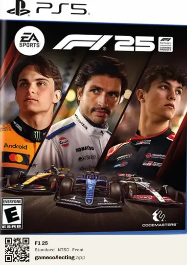 F1 25 PlayStation 5, NTSC box front