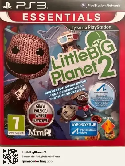 LittleBigPlanet 2 PlayStation 3, Poland box front