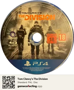 Tom Clancy's The Division PlayStation 4, PAL disc