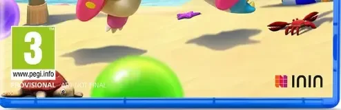 Puzzle Bobble 3D: Vacation Odyssey, the PEGI square on its front