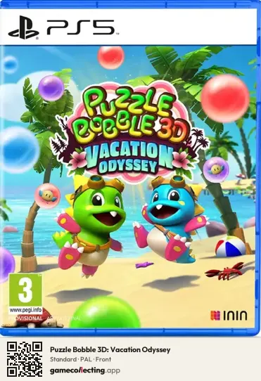 Puzzle Bobble 3D: Vacation Odyssey PlayStation 5, PAL box front