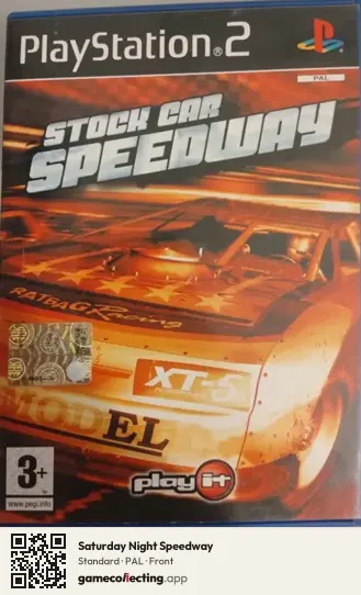 Saturday Night Speedway PlayStation 2, PAL box front