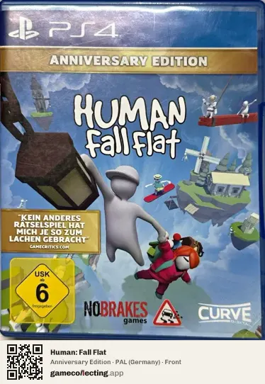 Human: Fall Flat PlayStation 4, Germany box front
