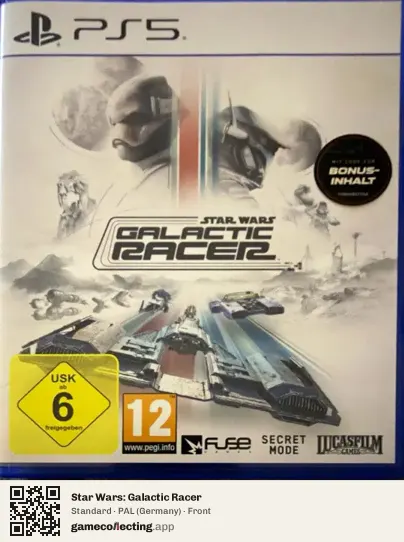 Star Wars: Galactic Racer PlayStation 5, Germany box front