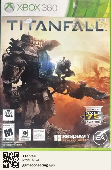 Titanfall Xbox 360, NTSC box front