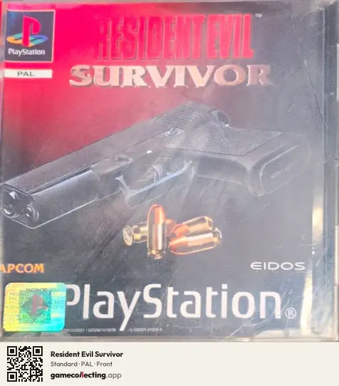 Resident Evil Survivor PlayStation, PAL box front