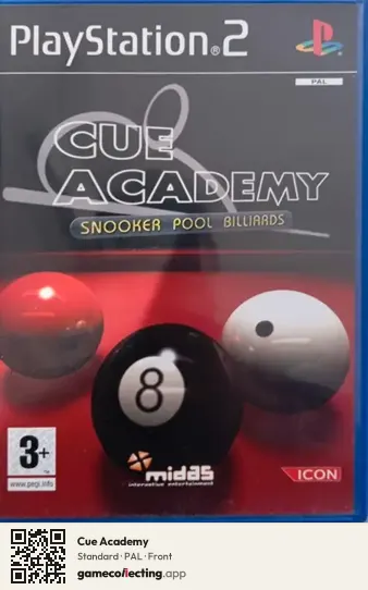 Cue Academy PlayStation 2, PAL box front