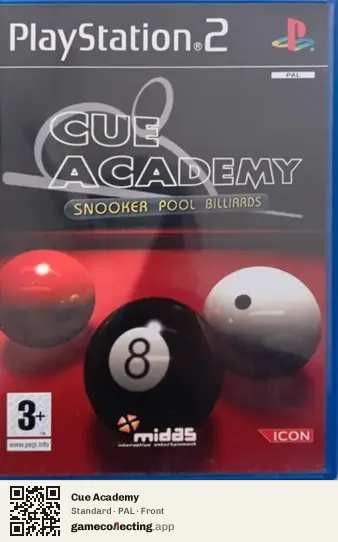 Cue Academy PlayStation 2, PAL box front