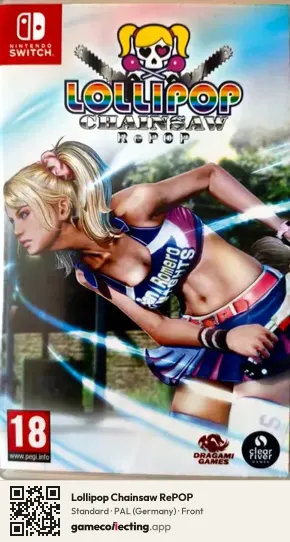 Lollipop Chainsaw RePOP Nintendo Switch, Germany box front